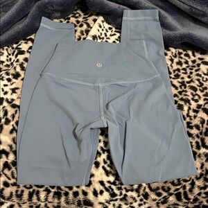 Lululemon Utility Blue Align Leggings 25" Size 0